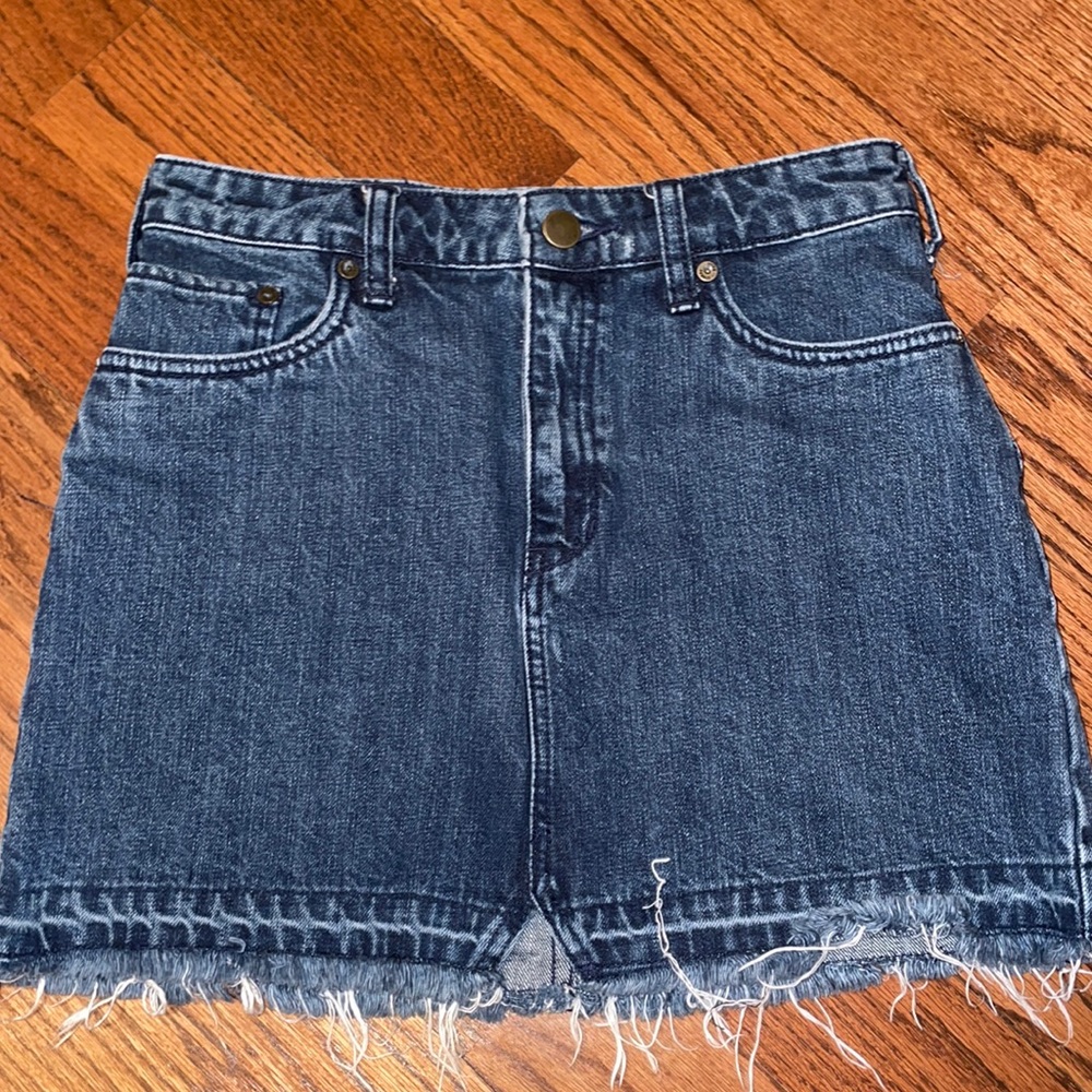 Free People Jean skirt
